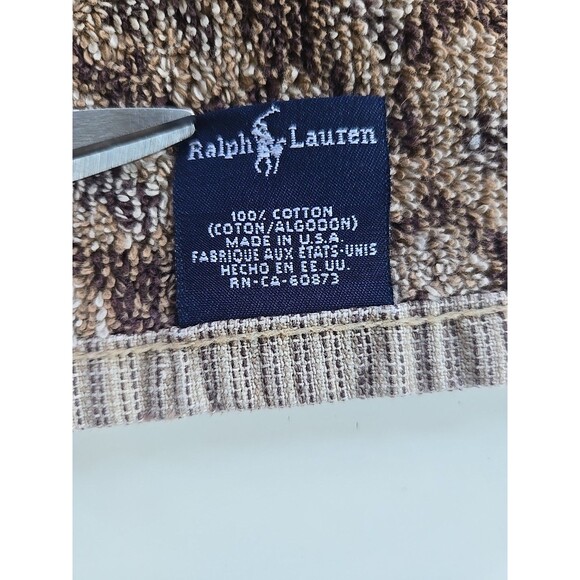 Vtg Ralph Lauren ARAGON Hand Towel Cheetah Leopard Print 16" X 29" - Picture 4 of 5